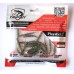Силиконовая приманка для рыбалки, Taipan Playstick, 2,0 дюйма, 20шт/уп, цвет №10 Motor oil